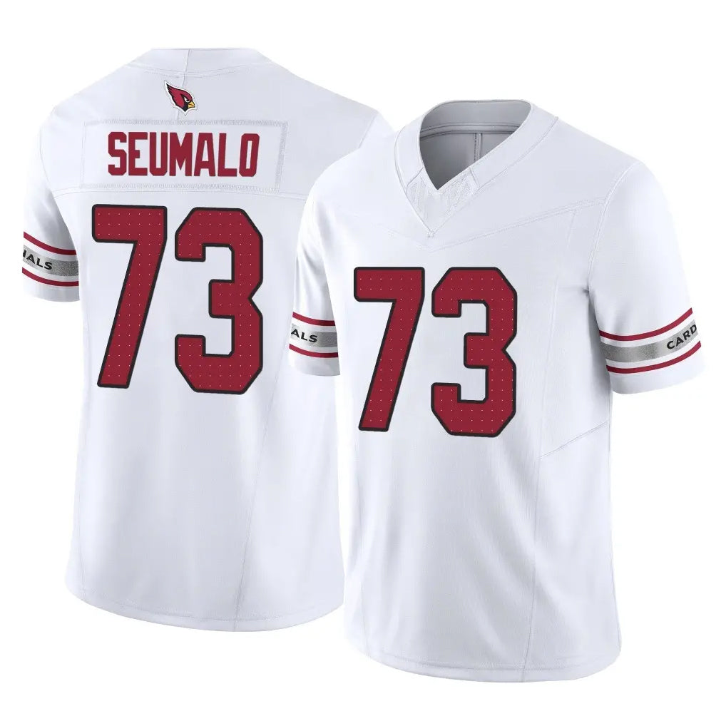 Ncoe A.Cardinals #73 Isaac Seumalo Player White Vapor F.U.S.E. Limited Home Game Stitched Jerseys