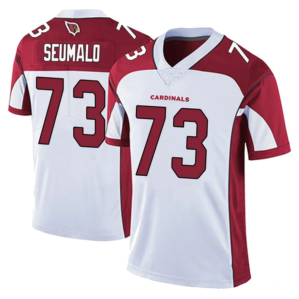 Ncoe A.Cardinals #73 Isaac Seumalo Player White Vapor Limited Home Game Stitched Jerseys