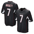 Ncoe A.Cardinals #7 Jacoby Brissett Player Black Home Game Stitched Jerseys