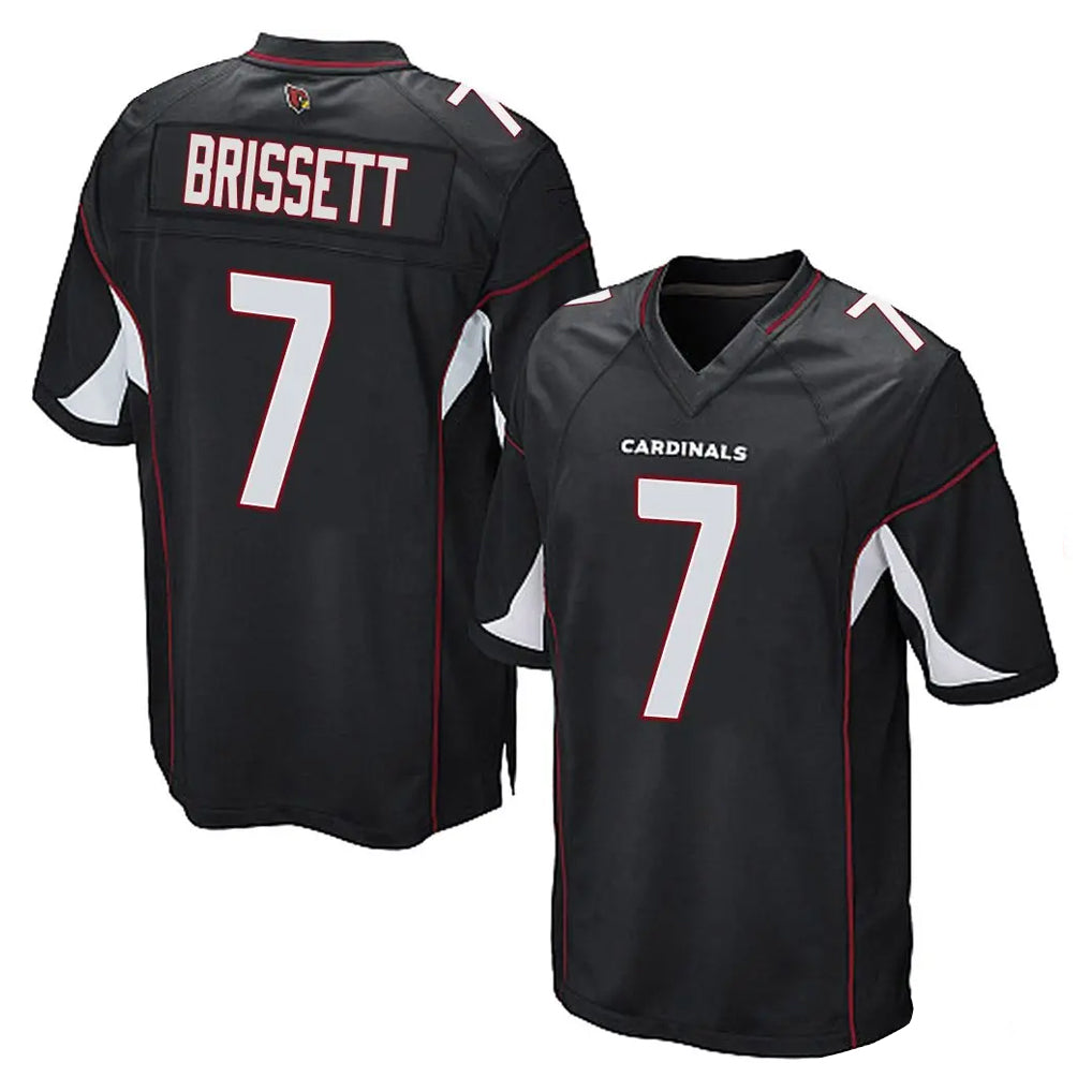 Ncoe A.Cardinals #7 Jacoby Brissett Player Black Home Game Stitched Jerseys