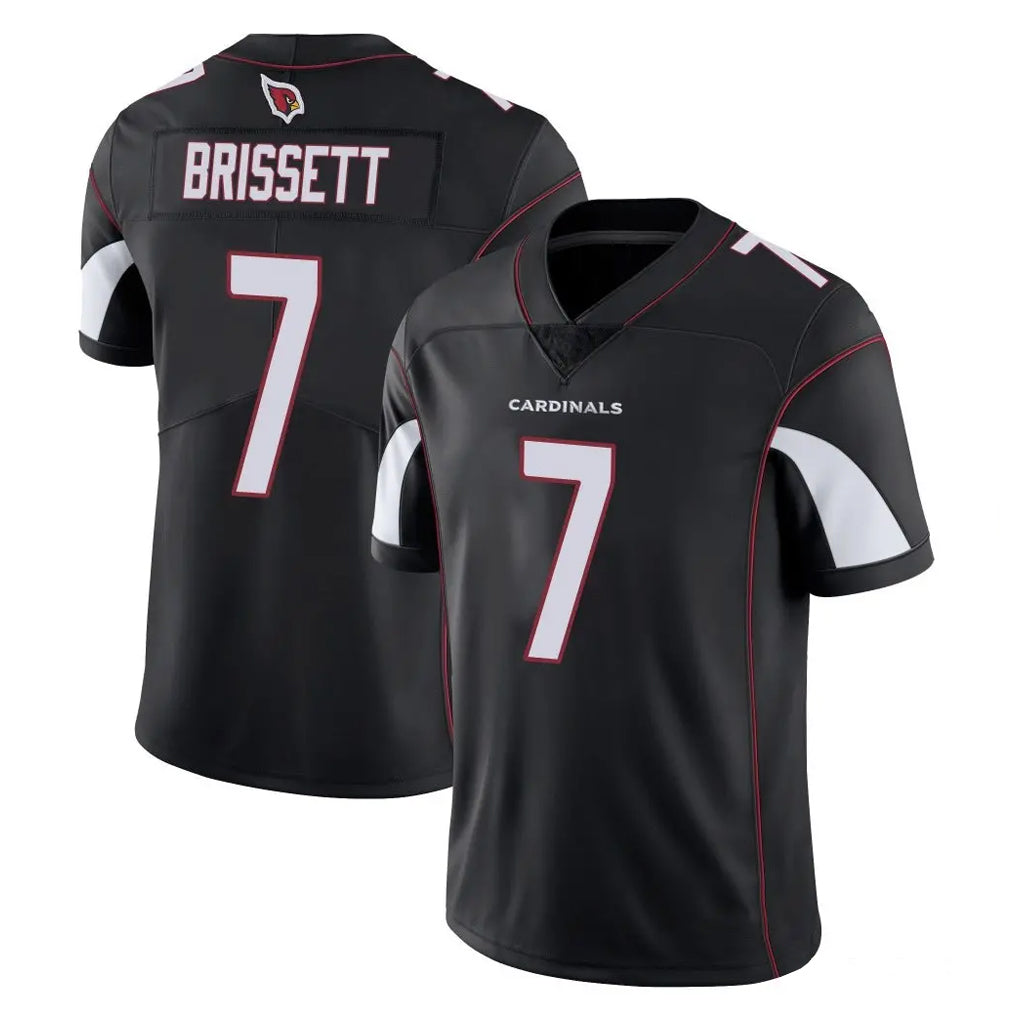 Ncoe A.Cardinals #7 Jacoby Brissett Player Black Vapor Limited Home Game Stitched Jerseys