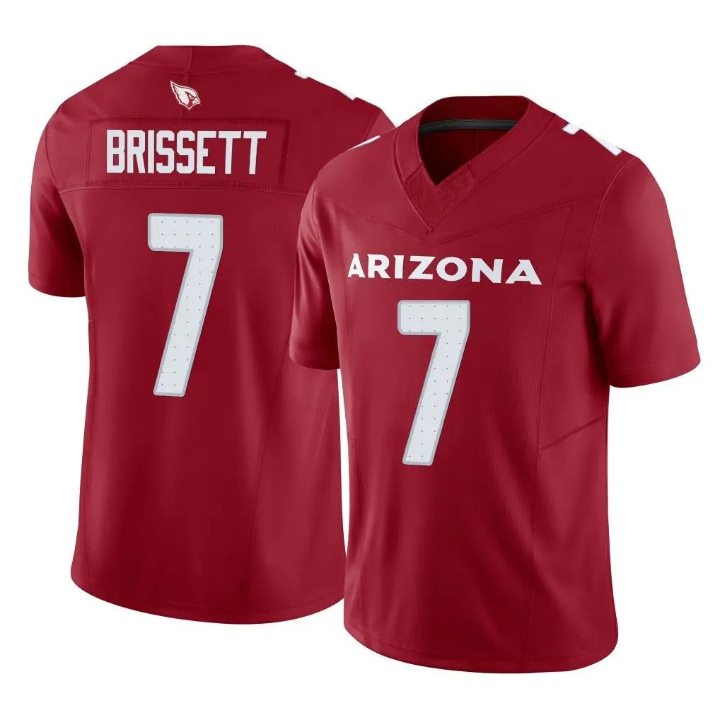 Ncoe A.Cardinals #7 Jacoby Brissett Player Cardinal Vapor F.U.S.E. Limited Home Game Stitched Jerseys