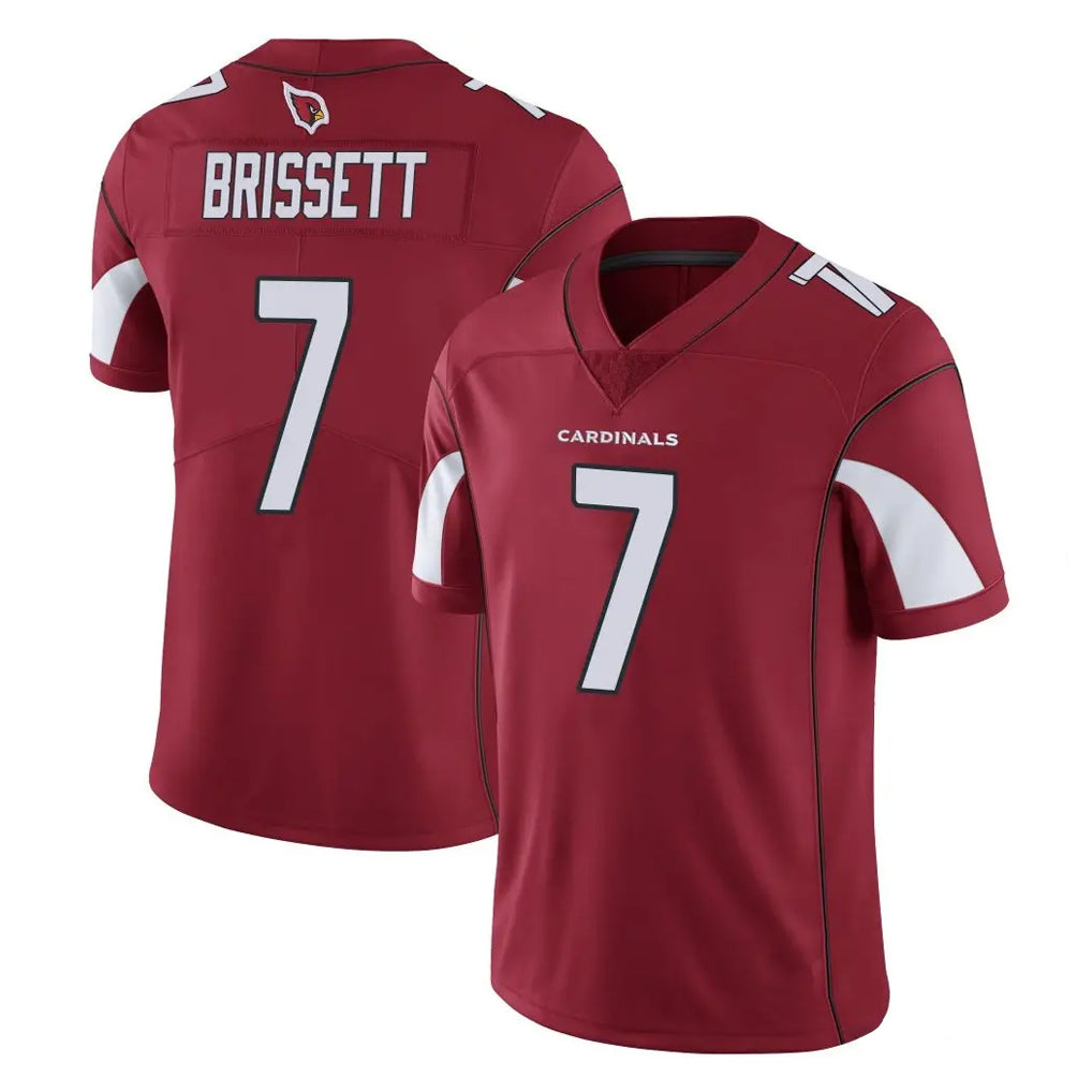 Ncoe A.Cardinals #7 Jacoby Brissett Player Cardinal Vapor Limited Home Game  Stitched Jerseys