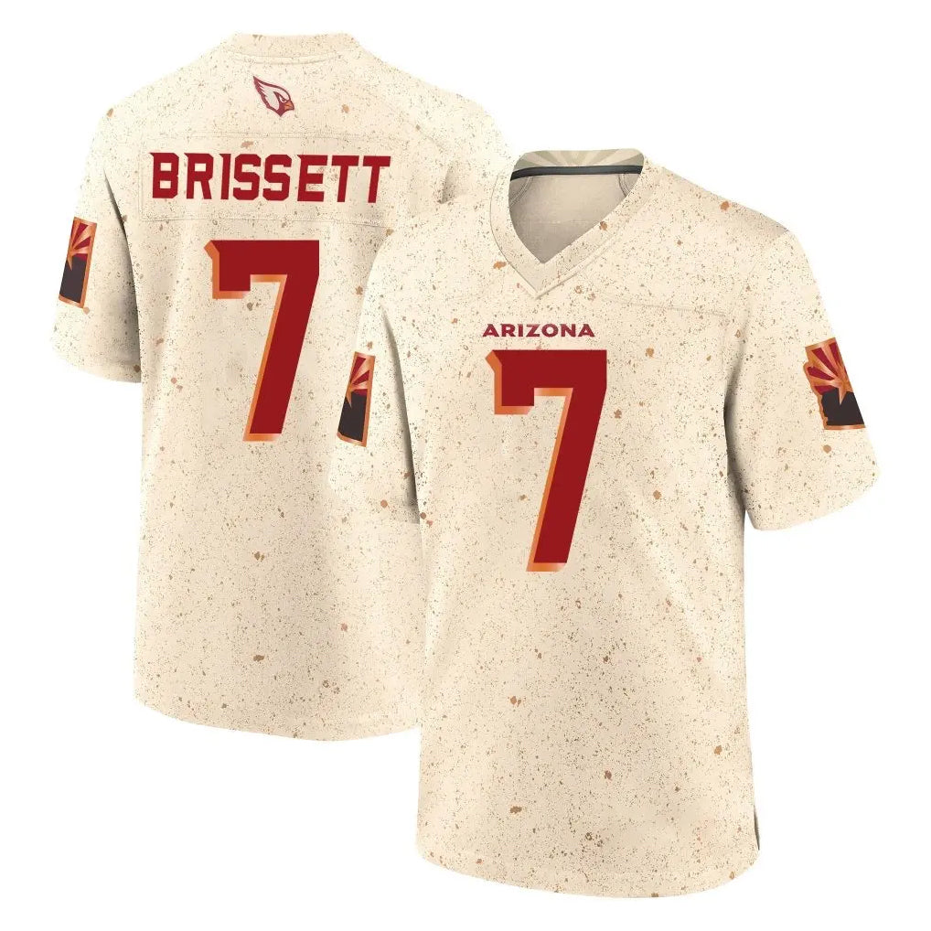 Ncoe A.Cardinals #7 Jacoby Brissett Player Cream Rivalries Collection Game Stitched Jerseys