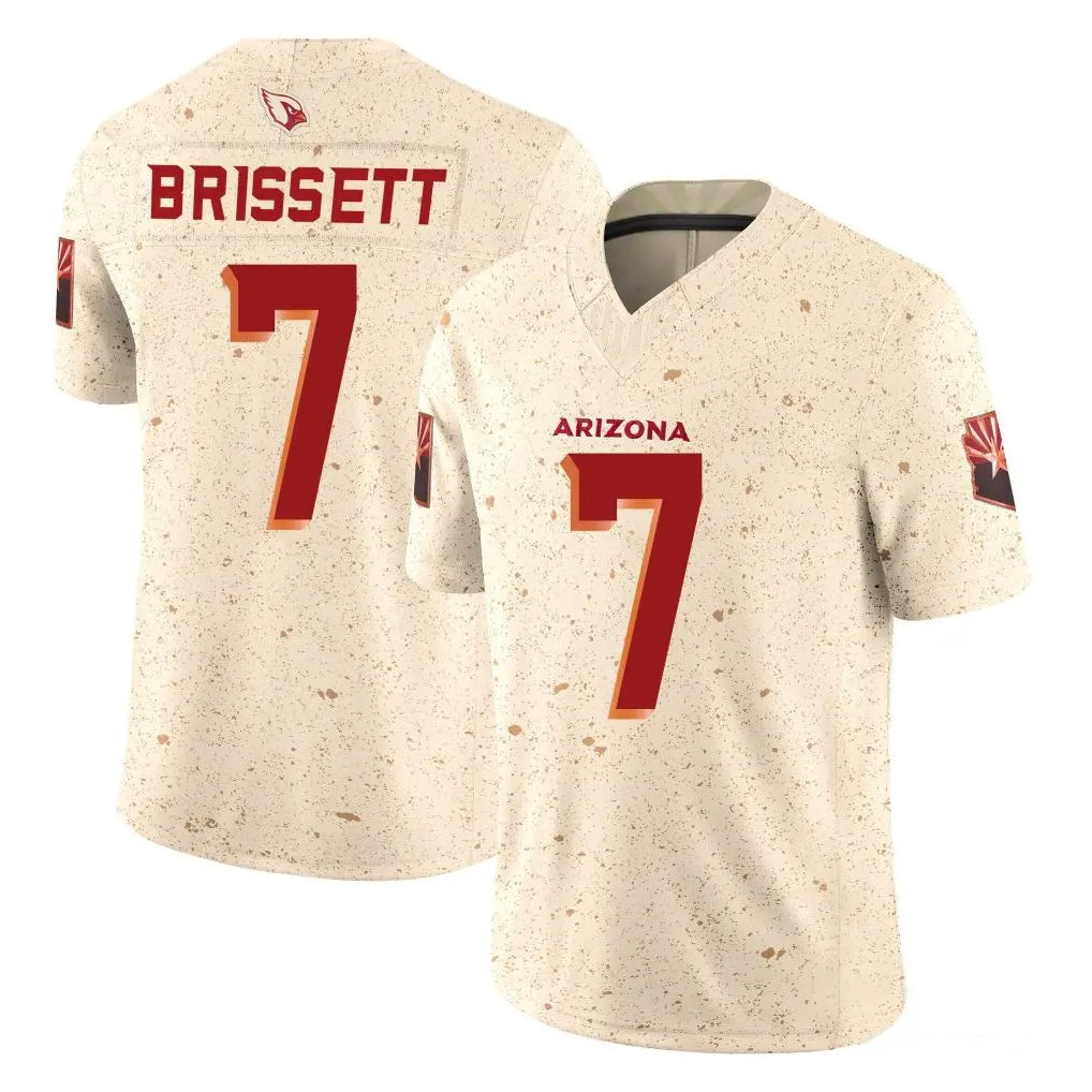 Ncoe A.Cardinals #7 Jacoby Brissett Player Cream Rivalries Collection Vapor Limited Home Game Stitched Jerseys