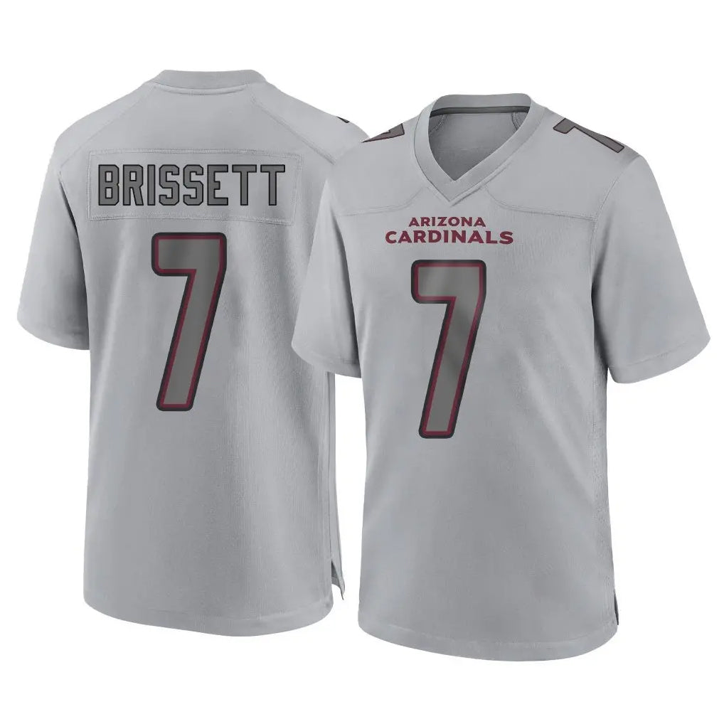 Ncoe A.Cardinals #7 Jacoby Brissett Player Gray Atmosphere Fashion Home Game Stitched Jerseys