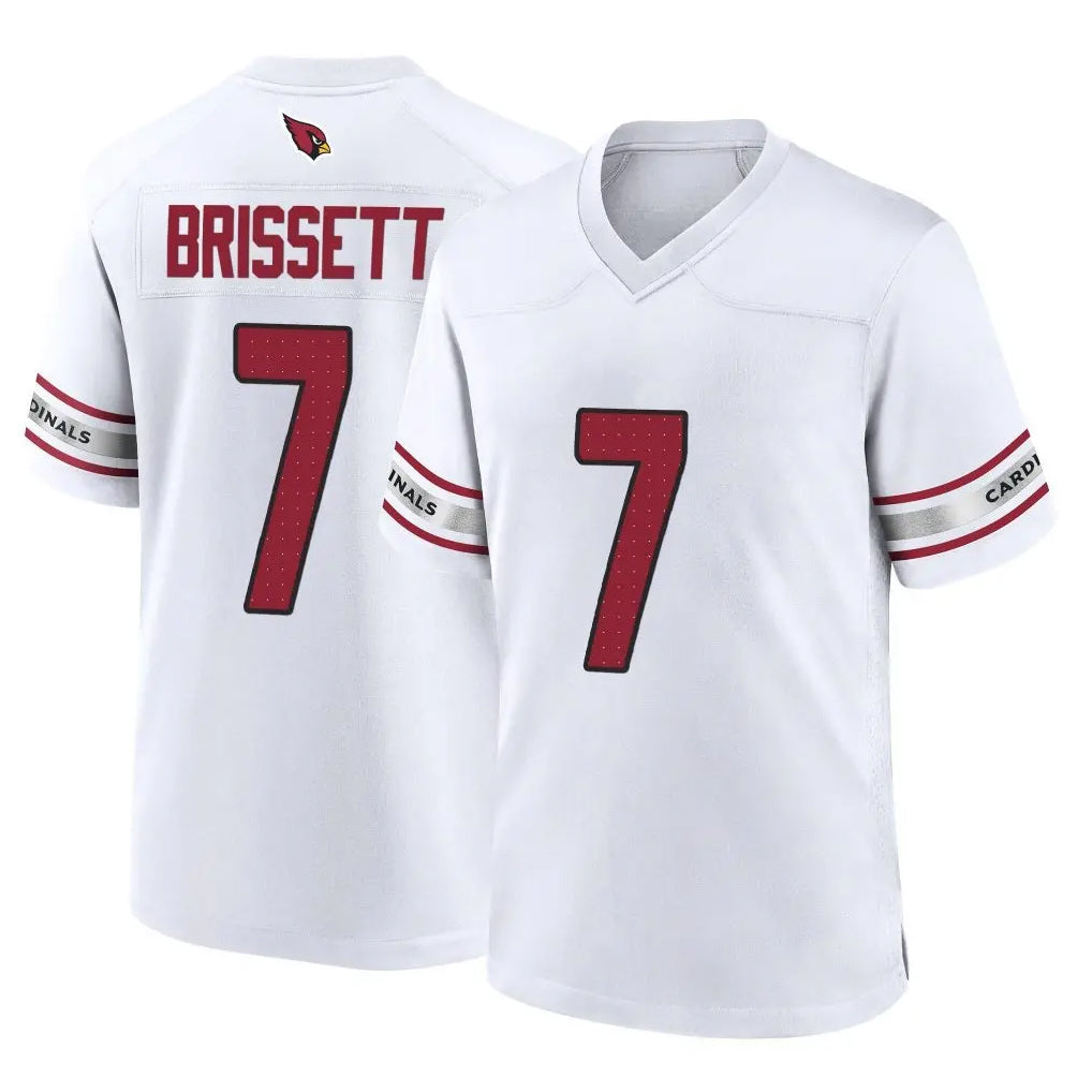 Ncoe A.Cardinals #7 Jacoby Brissett Player White Home Game Stitched Jerseys