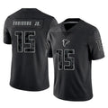 Ncoe A.Falcons #15 Brian Robinson Player Black RFLCTV Limited Game Stitched Jerseys