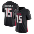 Ncoe A.Falcons #15 Brian Robinson Player Black Vapor Untouchable Limited Home Game Stitched Jerseys