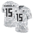 Ncoe A.Falcons #15 Brian Robinson Player Camo Salute to Service Limited Stitched Jerseys