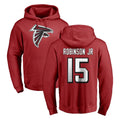 Ncoe A.Falcons #15 Brian Robinson Player Red Pullover Hoodies Home Game Stitched Jerseys