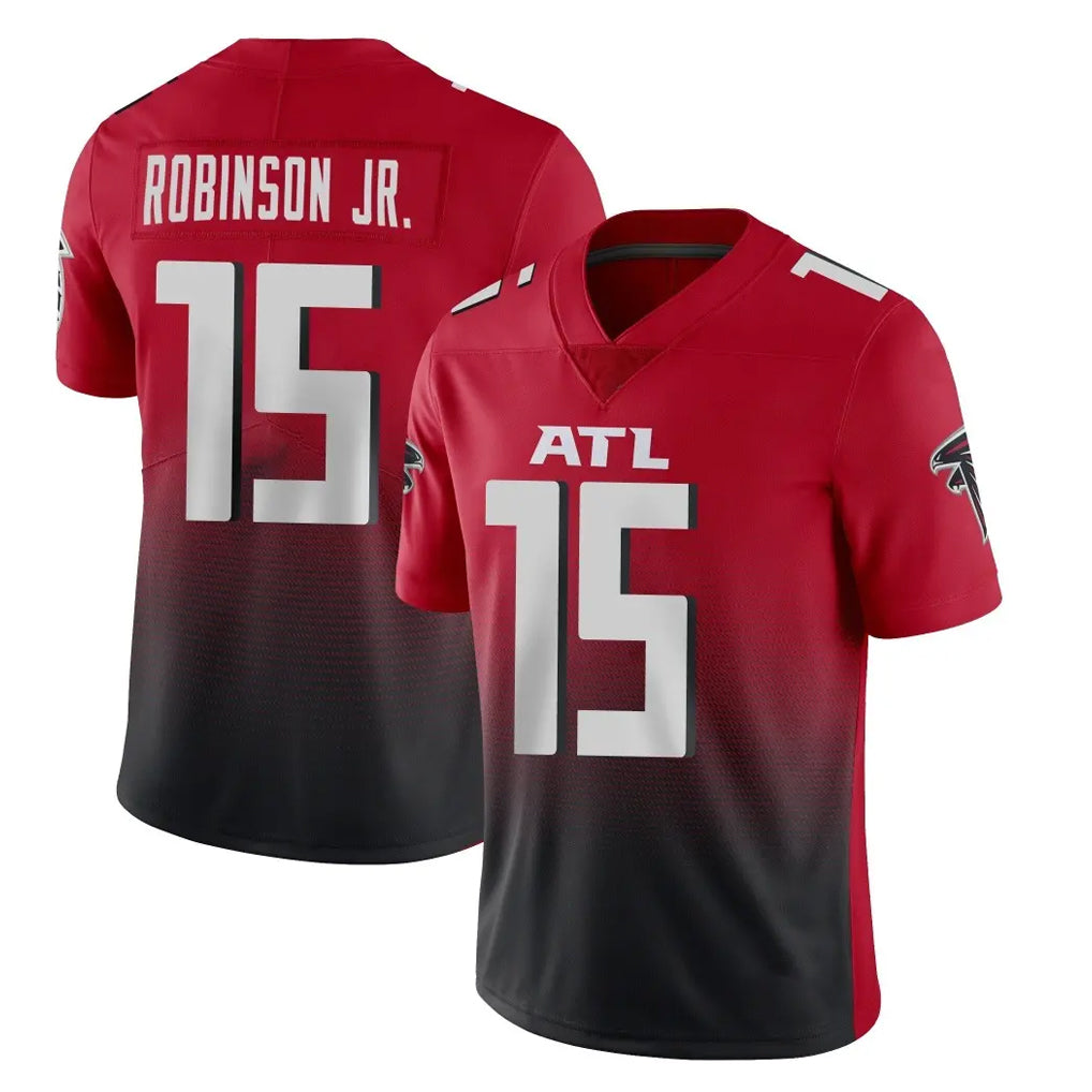 Ncoe A.Falcons #15 Brian Robinson Player Red Vapor Untouchable Limited Home Game Stitched Jerseys