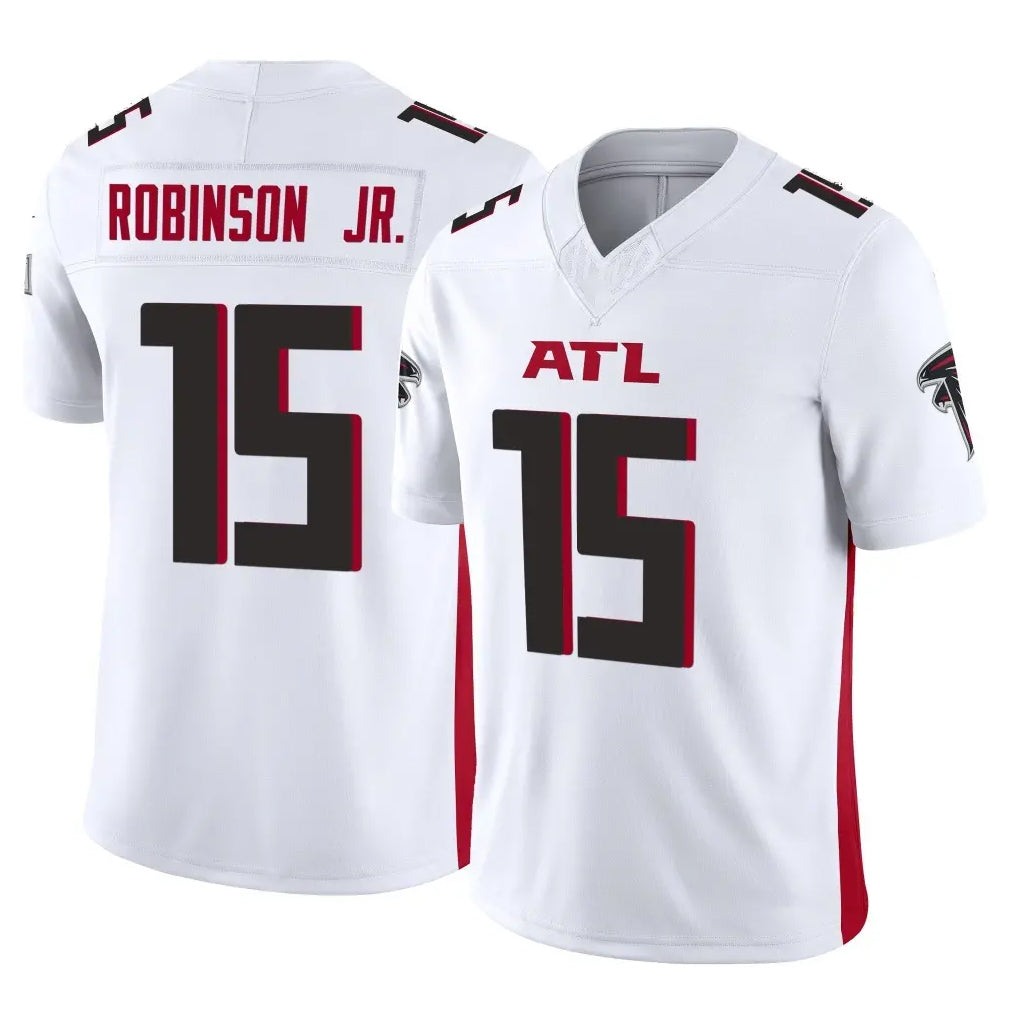 Ncoe A.Falcons #15 Brian Robinson Player White Vapor F.U.S.E. Limited Stitched Jerseys