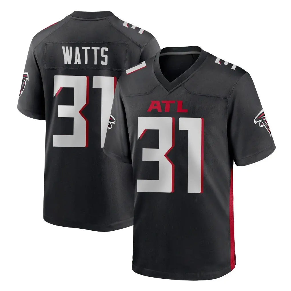 Ncoe A.Falcons #31 Xavier Watts Player Black Home Game Stitched Jerseys