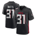 Ncoe A.Falcons #31 Xavier Watts Player Black Home Game Stitched Jerseys
