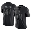 Ncoe A.Falcons #31 Xavier Watts Player Black RFLCTV Limited Game Stitched Jerseys