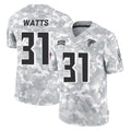 Ncoe A.Falcons #31 Xavier Watts Player Camo Salute to Service Limited Stitched Jerseys
