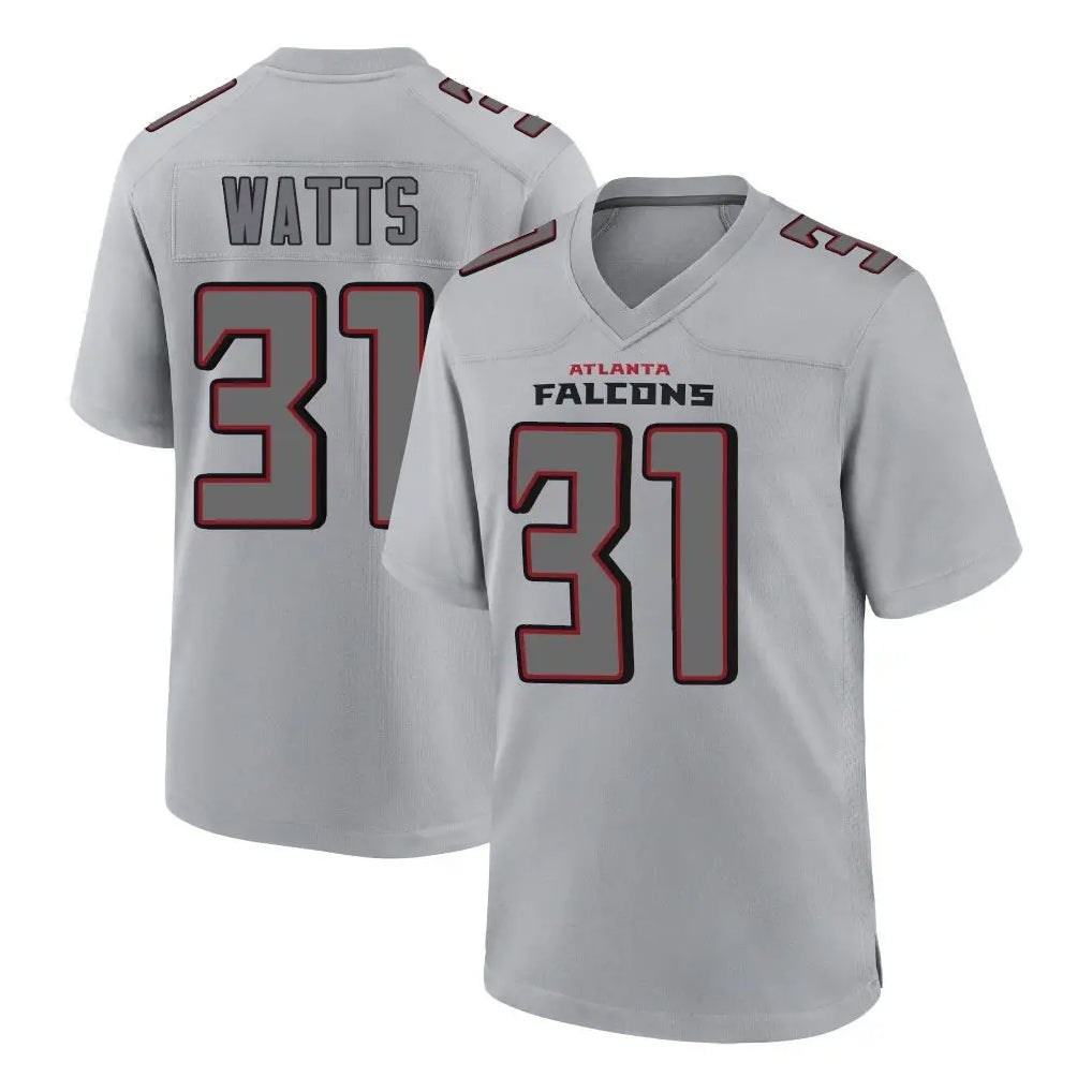 Ncoe A.Falcons #31 Xavier Watts Player Gray Fashion Home Game Stitched Jerseys