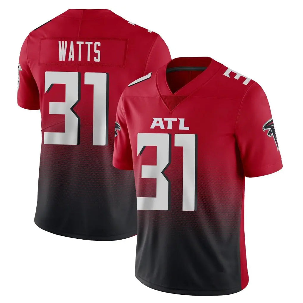 Ncoe A.Falcons #31 Xavier Watts Player Red Vapor Untouchable Limited Home Game Stitched Jerseys