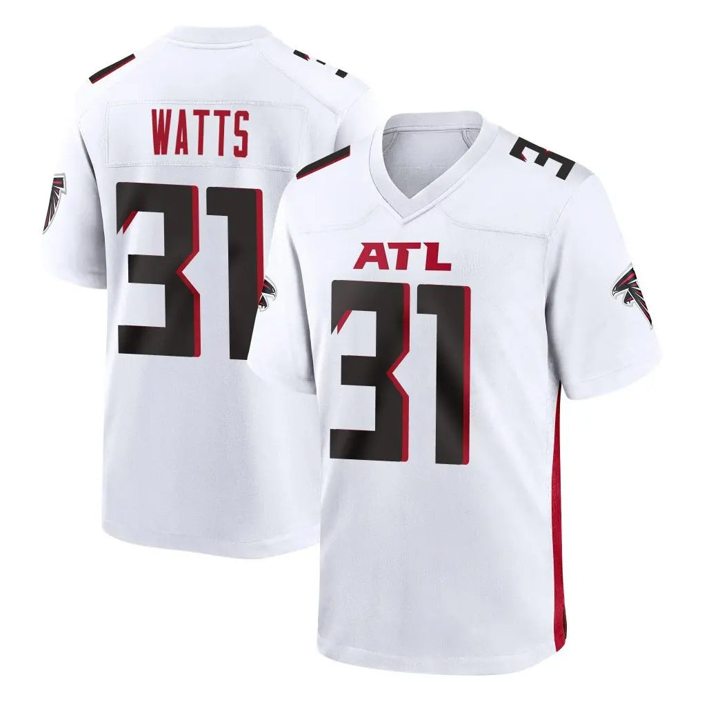 Ncoe A.Falcons #31 Xavier Watts Player White Home Game Stitched Jerseys