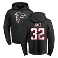 Ncoe A.Falcons #32 Cash Jones Player Black LOGO Pullover Hoodies Home Game Stitched Jerseys