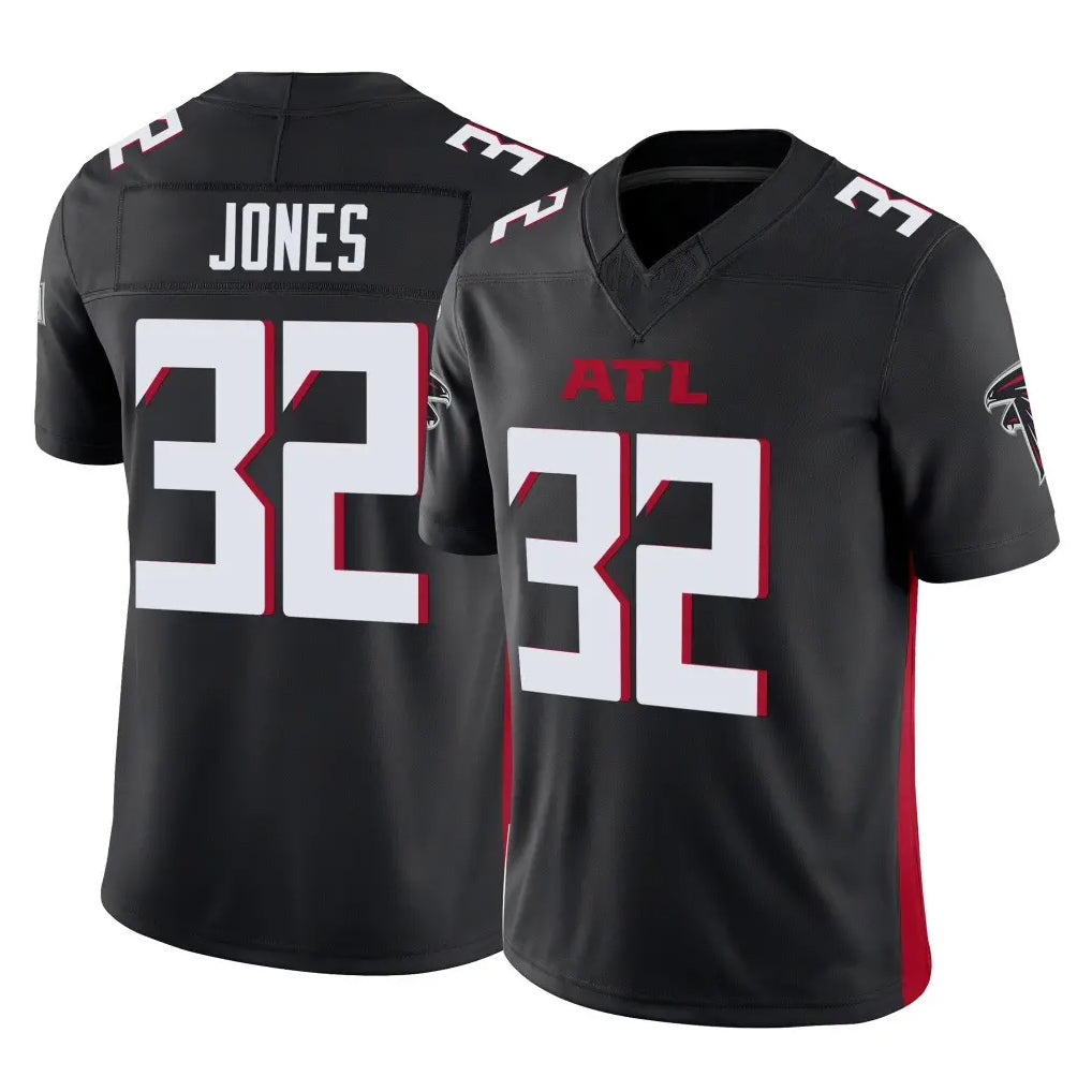 Ncoe A.Falcons #32 Cash Jones Player Black Vapor F.U.S.E. Limited Home Game Stitched Jerseys