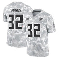 Ncoe A.Falcons #32 Cash Jones Player Camo Salute to Service Limited Stitched Jerseys