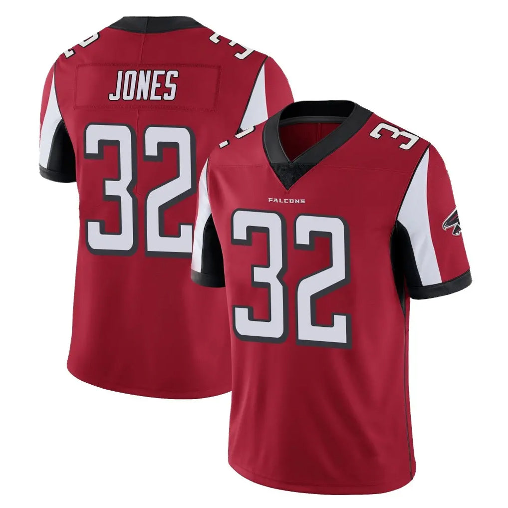 Ncoe A.Falcons #32 Cash Jones Player Red Color Vapor Untouchable Limited Home Game Stitched Jerseys