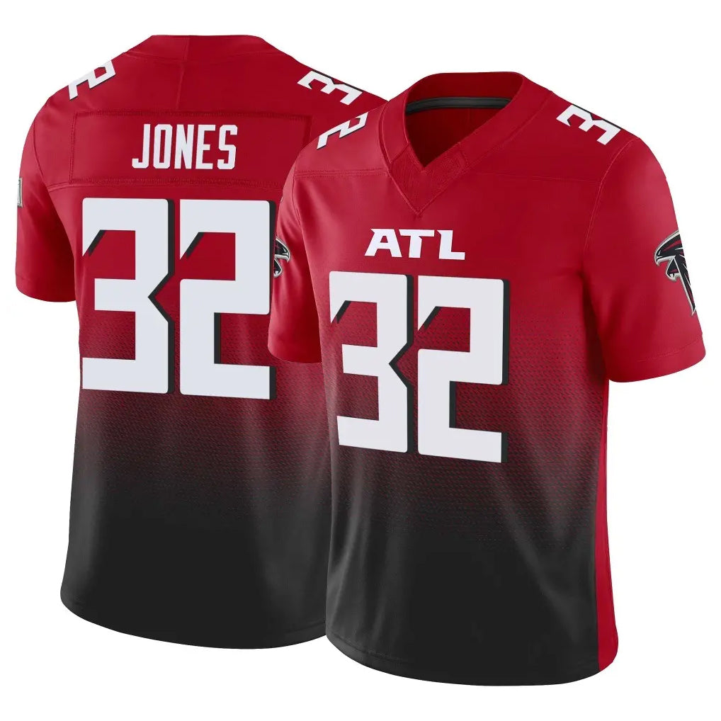 Ncoe A.Falcons #32 Cash Jones Player Red Vapor F.U.S.E. Limited Home Game Stitched Jerseys