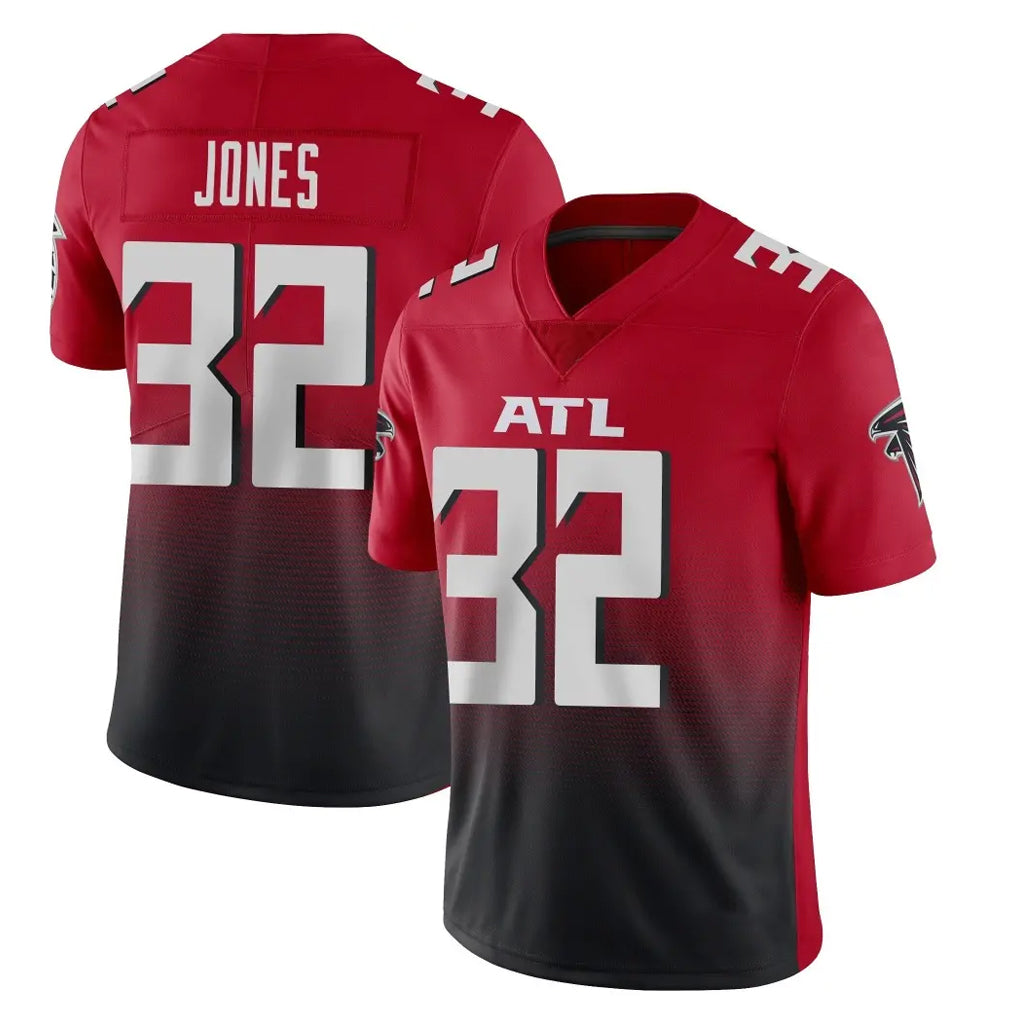 Ncoe A.Falcons #32 Cash Jones Player Red Vapor Untouchable Limited Home Game Stitched Jerseys