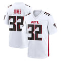 Ncoe A.Falcons #32 Cash Jones Player White Home Game Stitched Jerseys