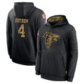 Ncoe A.Falcons #4 Jahan Dotson Player Black Salute to Service Hoodies Game Stitched Jerseys