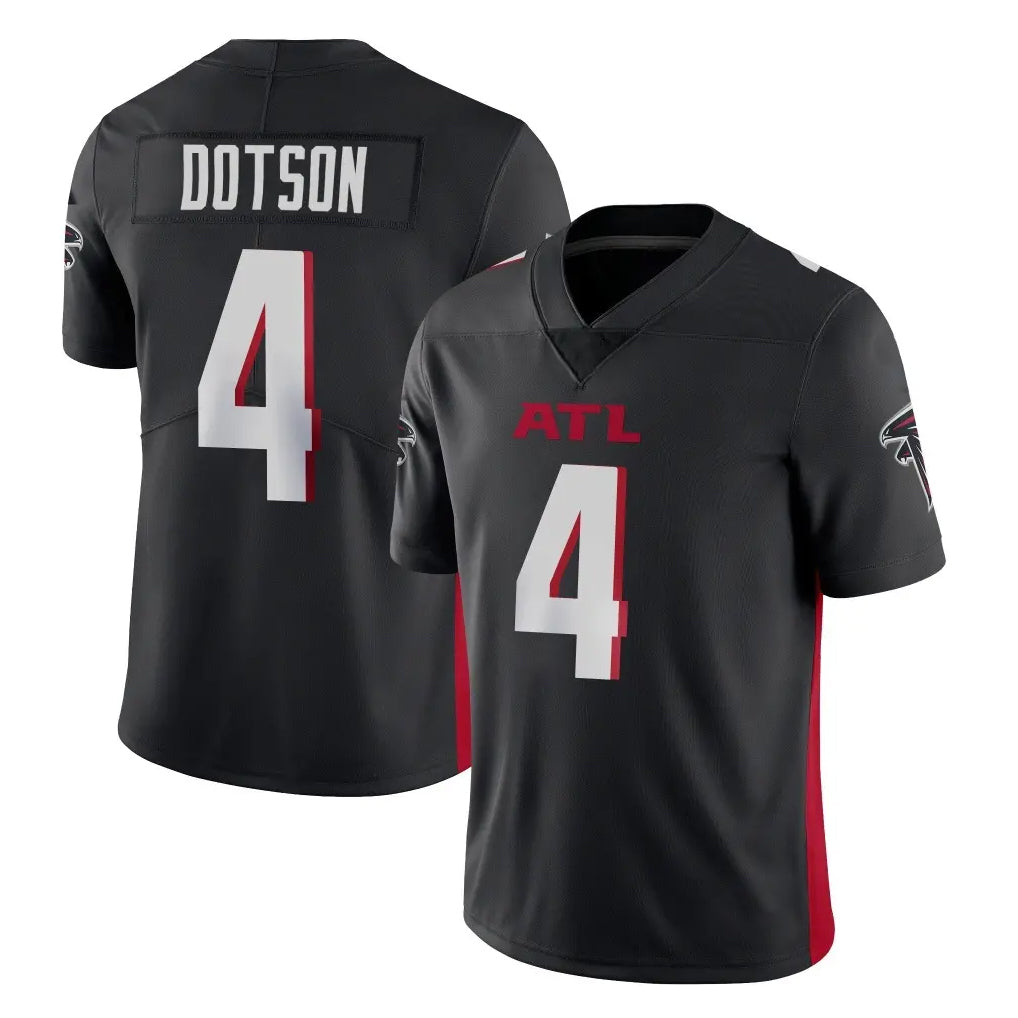 Ncoe A.Falcons #4 Jahan Dotson Player Black Vapor Untouchable Limited Home Game Stitched Jerseys