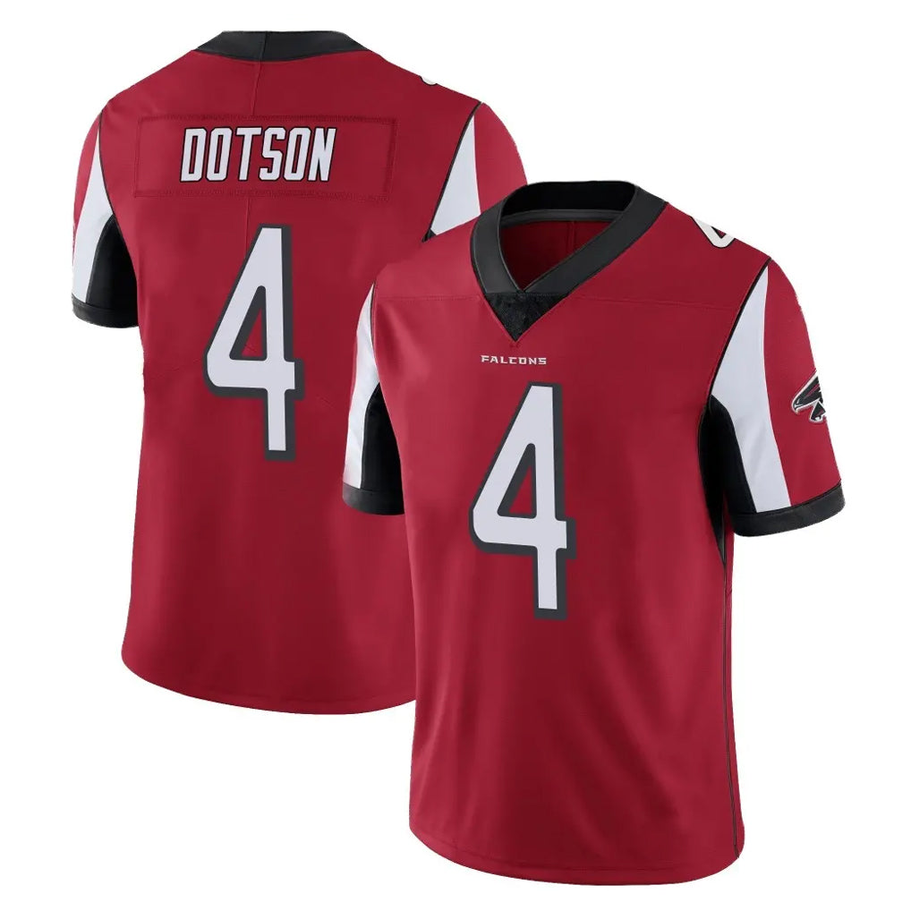 Ncoe A.Falcons #4 Jahan Dotson Player Red Color Vapor Untouchable Limited Home Game Stitched Jerseys