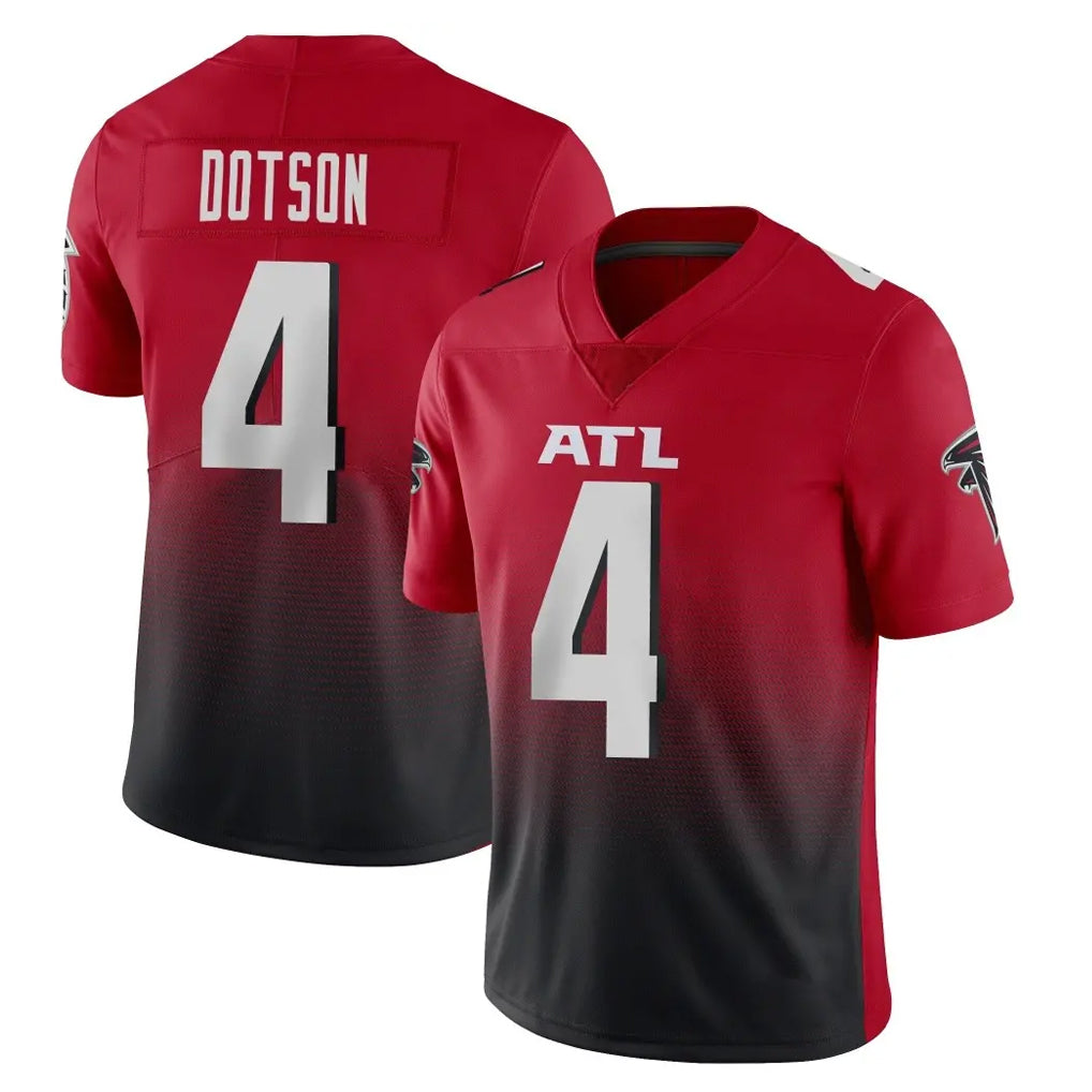 Ncoe A.Falcons #4 Jahan Dotson Player Red Vapor Untouchable Limited Home Game Stitched Jerseys