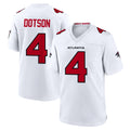 Ncoe A.Falcons #4 Jahan Dotson Player White Team Color Home Game Stitched Jerseys