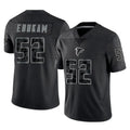 Ncoe A.Falcons #52 Samson Ebukam Player Black RFLCTV Limited Game Stitched Jerseys
