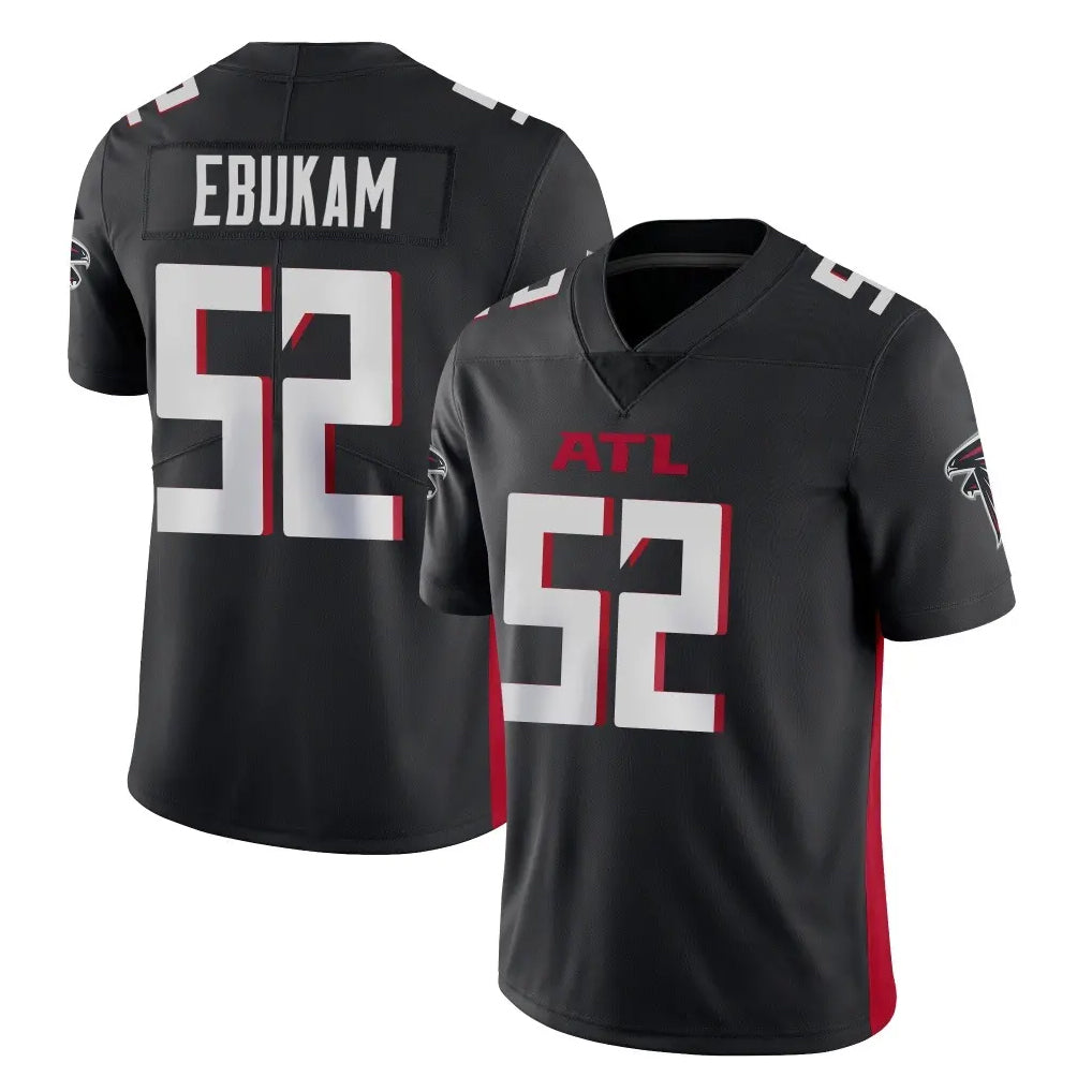 Ncoe A.Falcons #52 Samson Ebukam Player Black Vapor Untouchable Limited Home Game Stitched Jerseys