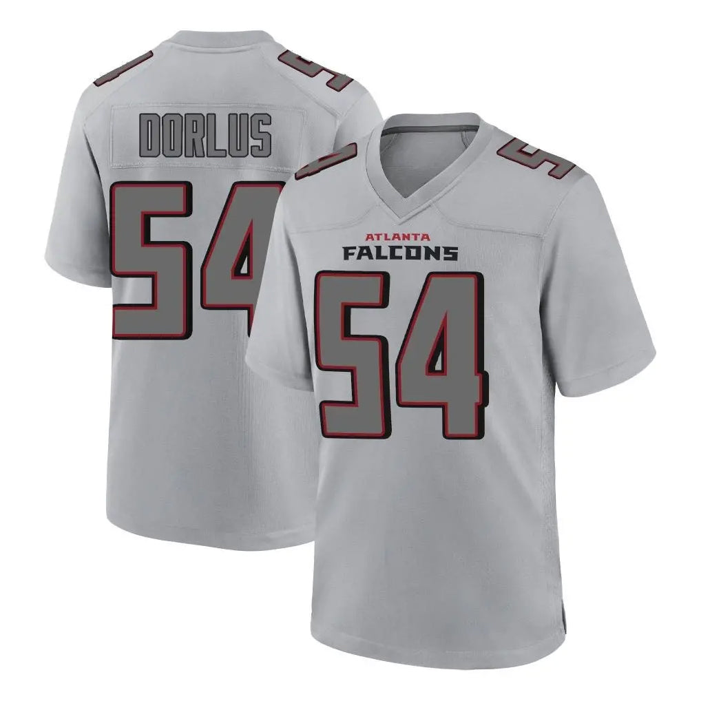 Ncoe A.Falcons #54 Brandon Dorlus Player Gray Fashion Home Game Stitched Jerseys
