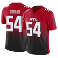 Ncoe A.Falcons #54 Brandon Dorlus Player Red Vapor F.U.S.E. Limited Home Game Stitched Jerseys