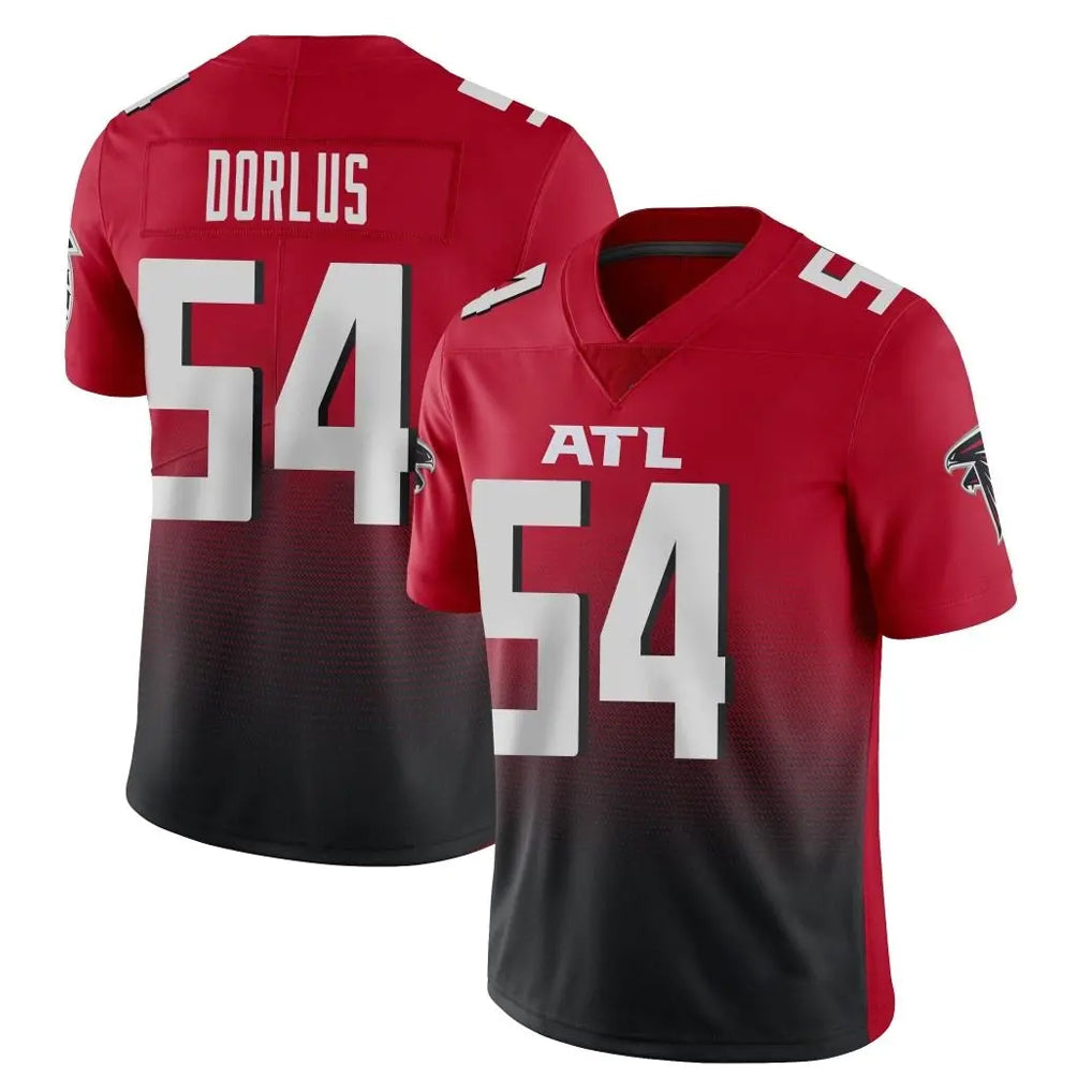 Ncoe A.Falcons #54 Brandon Dorlus Player Red Vapor Untouchable Limited Home Game Stitched Jerseys