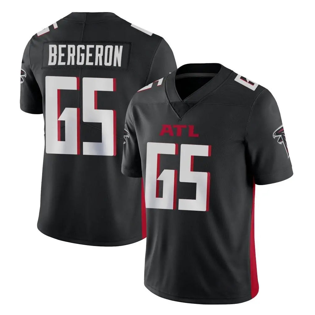 Ncoe A.Falcons #65 Matthew Bergeron Player Black Vapor Untouchable Limited Home Game Stitched Jerseys
