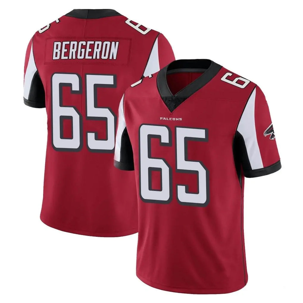 Ncoe A.Falcons #65 Matthew Bergeron Player Red Color Vapor Untouchable Limited Home Game Stitched Jerseys