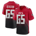 Ncoe A.Falcons #65 Matthew Bergeron Player Red Home Game Stitched Jerseys