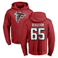 Ncoe A.Falcons #65 Matthew Bergeron Player Red Pullover Hoodies Home Game Stitched Jerseys