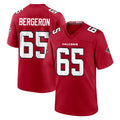 Ncoe A.Falcons #65 Matthew Bergeron Player Red Team Color Home Game Stitched Jerseys