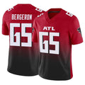 Ncoe A.Falcons #65 Matthew Bergeron Player Red Vapor F.U.S.E. Limited Home Game Stitched Jerseys