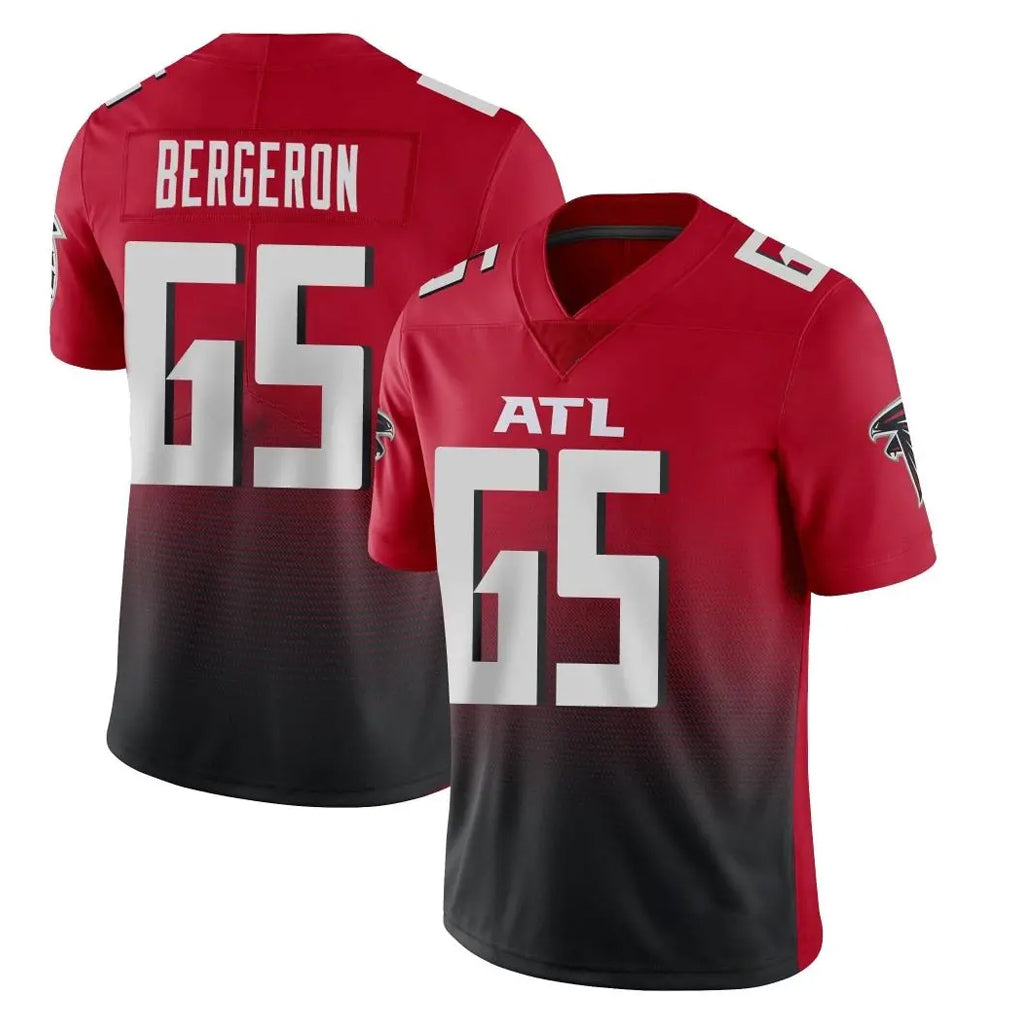Ncoe A.Falcons #65 Matthew Bergeron Player Red Vapor Untouchable Limited Home Game Stitched Jerseys