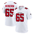 Ncoe A.Falcons #65 Matthew Bergeron Player White Team Color Home Game Stitched Jerseys