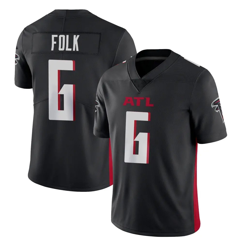 Ncoe A.Falcons #6 Nick Folk Player Black Vapor Untouchable Limited Home Game Stitched Jerseys